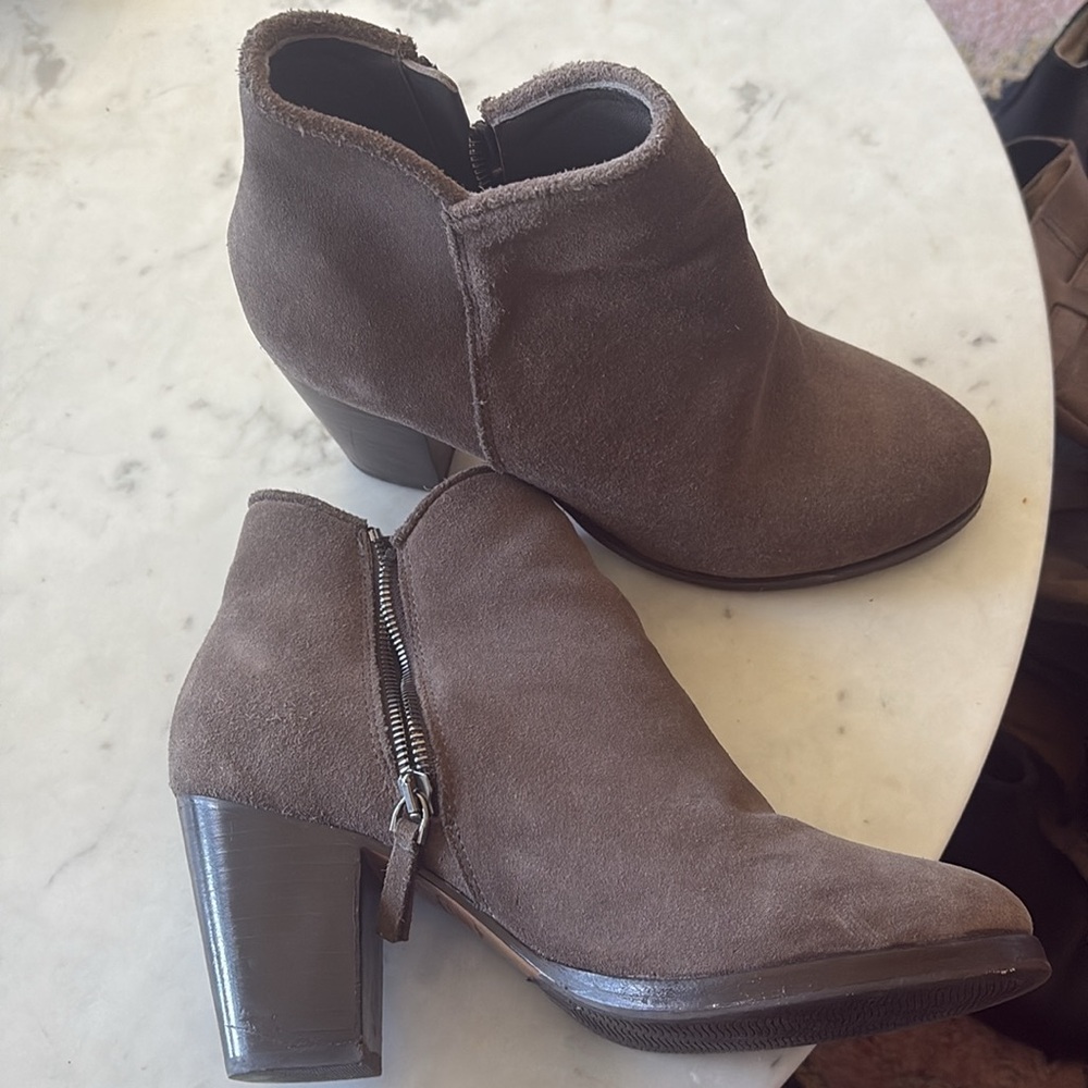 Thursday Boot Co. suede heeled booties